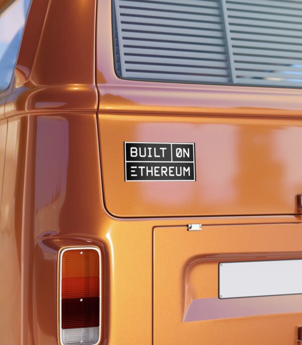 Built on Ethereum Bumper Stickers