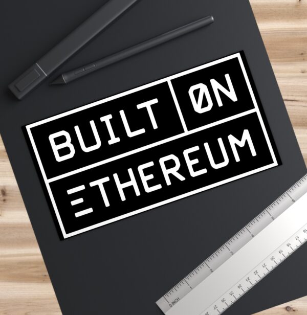 Built on Ethereum Bumper Stickers