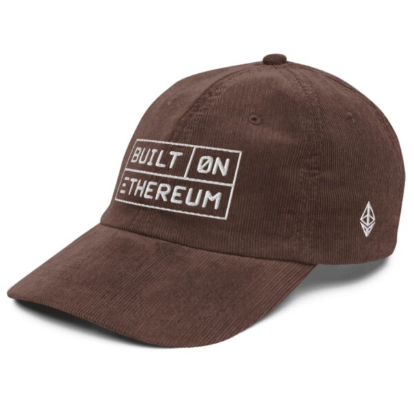 Built on Ethereum Corduroy Cap