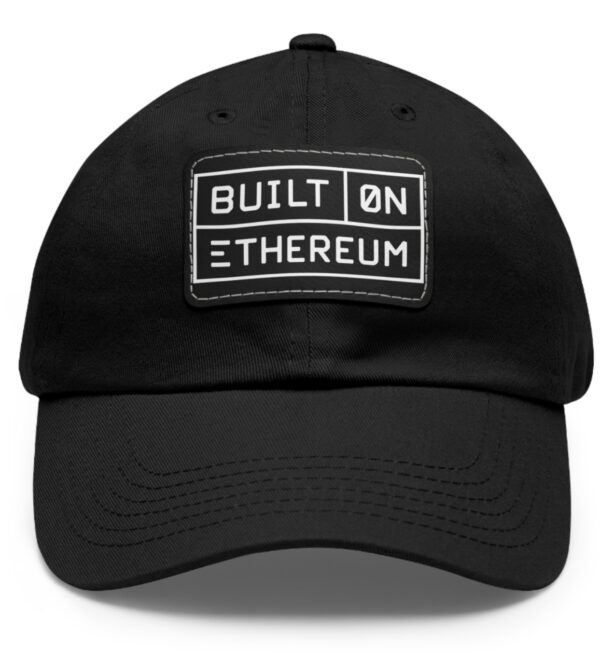 Built on Ethereum Dad Hat with Leather Patch