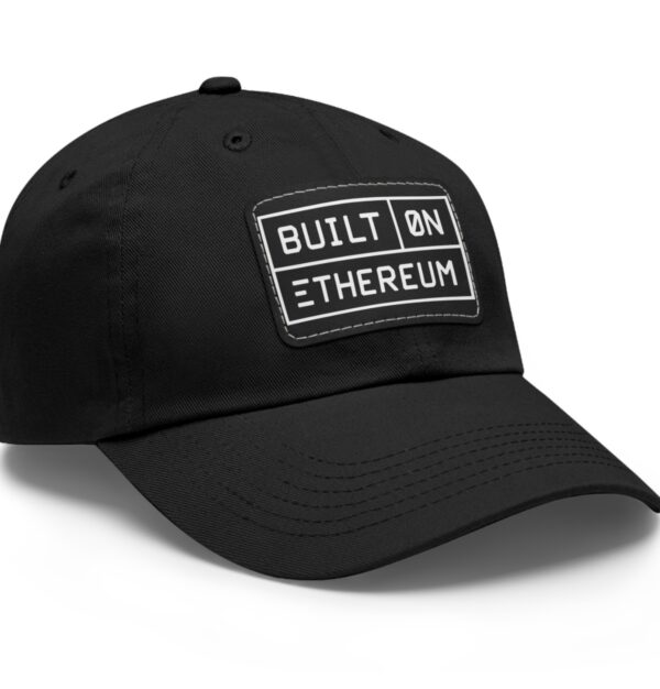 Built on Ethereum Dad Hat with Leather Patch