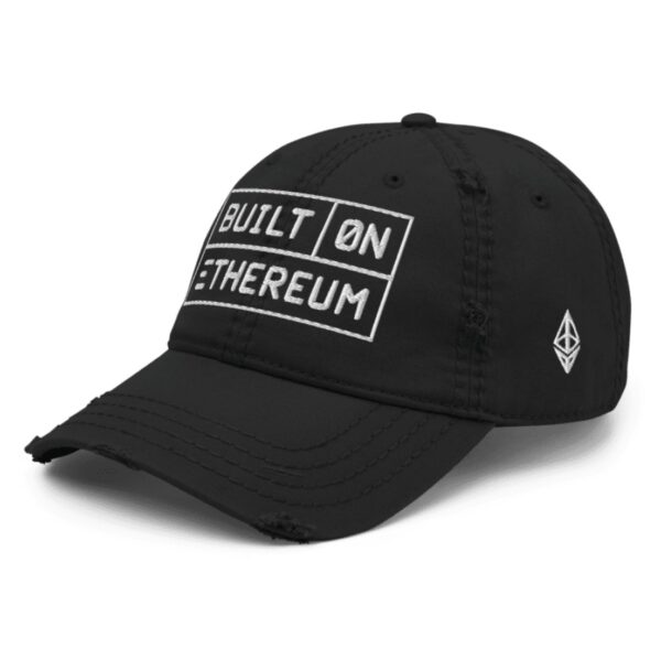 Built on Ethereum Distressed Dad Hat