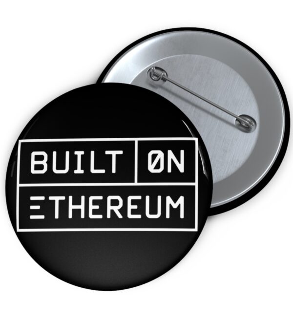 Built on Ethereum Pin Buttons