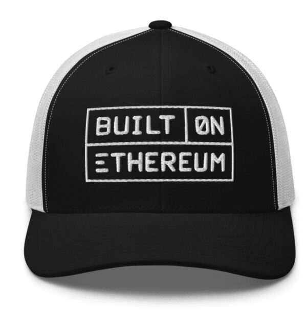 Built on Ethereum Retro Trucker Hat