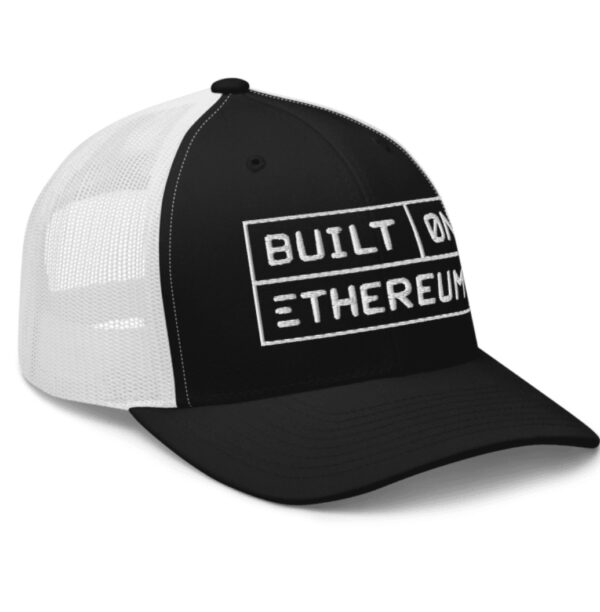 Built on Ethereum Retro Trucker Hat