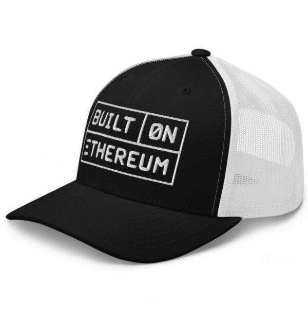 Built on Ethereum Retro Trucker Hat