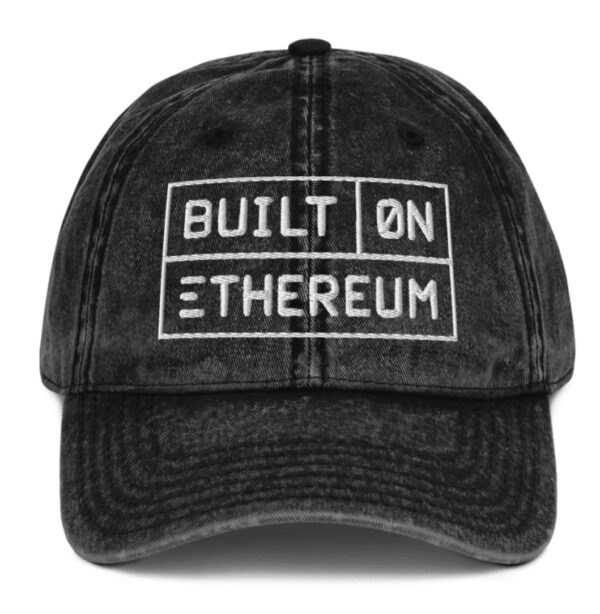 Built on Ethereum Vintage Cap