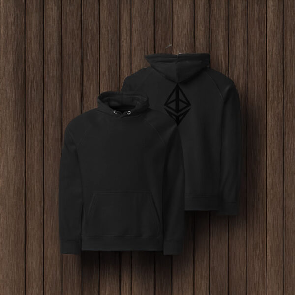 Ethereum Logo Black Hoodie