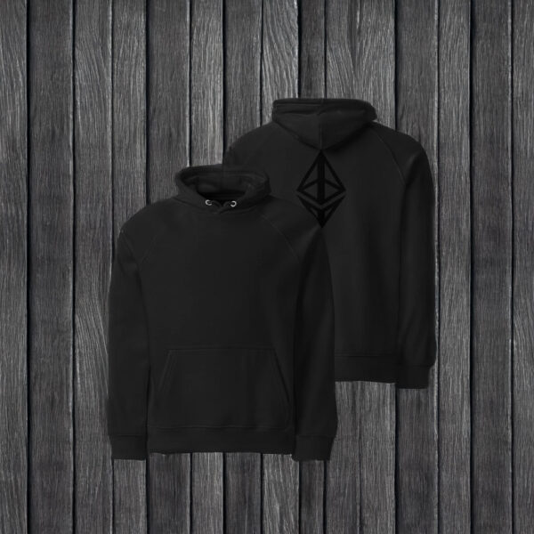 Ethereum Logo Black Hoodie