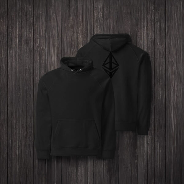 Ethereum Logo Black Hoodie