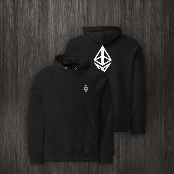 Ethereum Logo White Hoodie