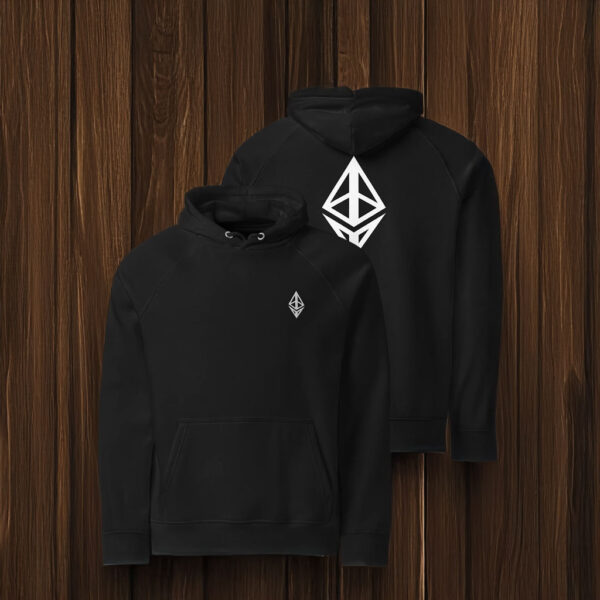 Ethereum Logo White Hoodie